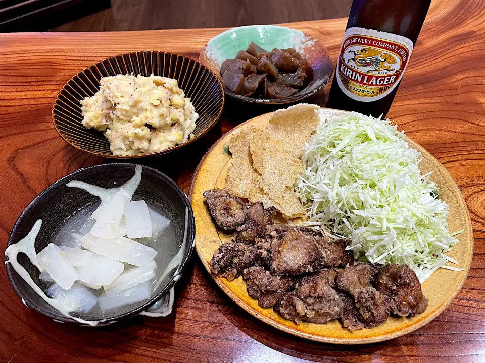 2021.11.22 鶏レバーの唐揚げ🍻🍻🍻|ゆみずさん