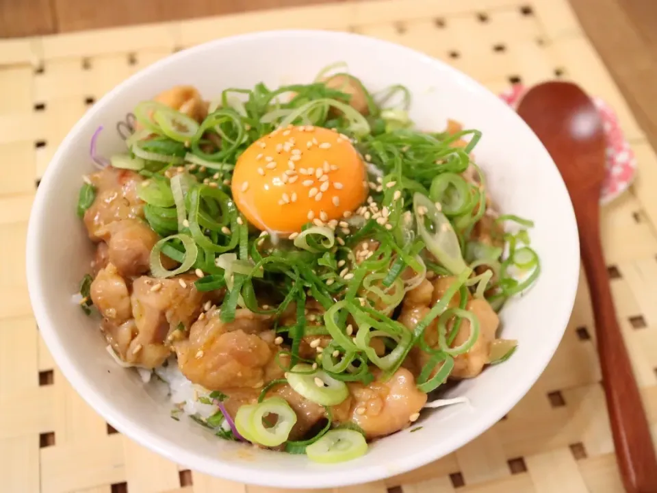 味ソース照りチキン丼|kaotohananさん