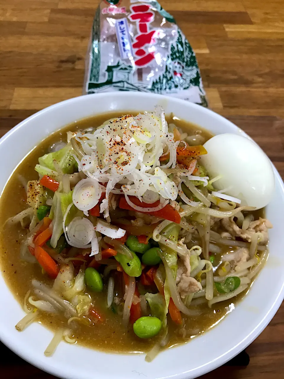 ピリ辛味噌もやしあんかけラーメン|morimi32さん