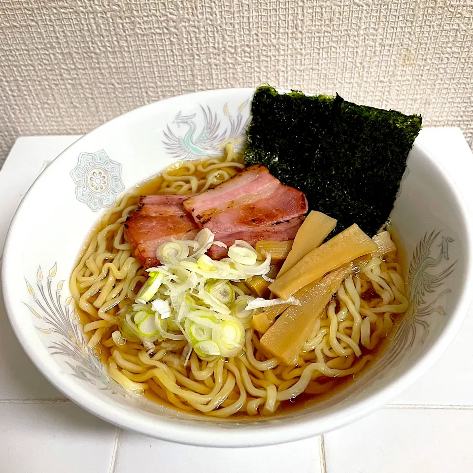 Snapdishの料理写真:喜多方ラーメン 〜withベーコン〜|かなこさん