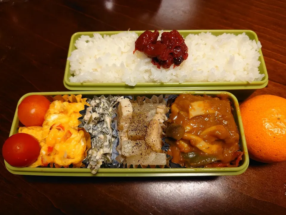 Snapdishの料理写真:きのこカレー弁当|りょーさん