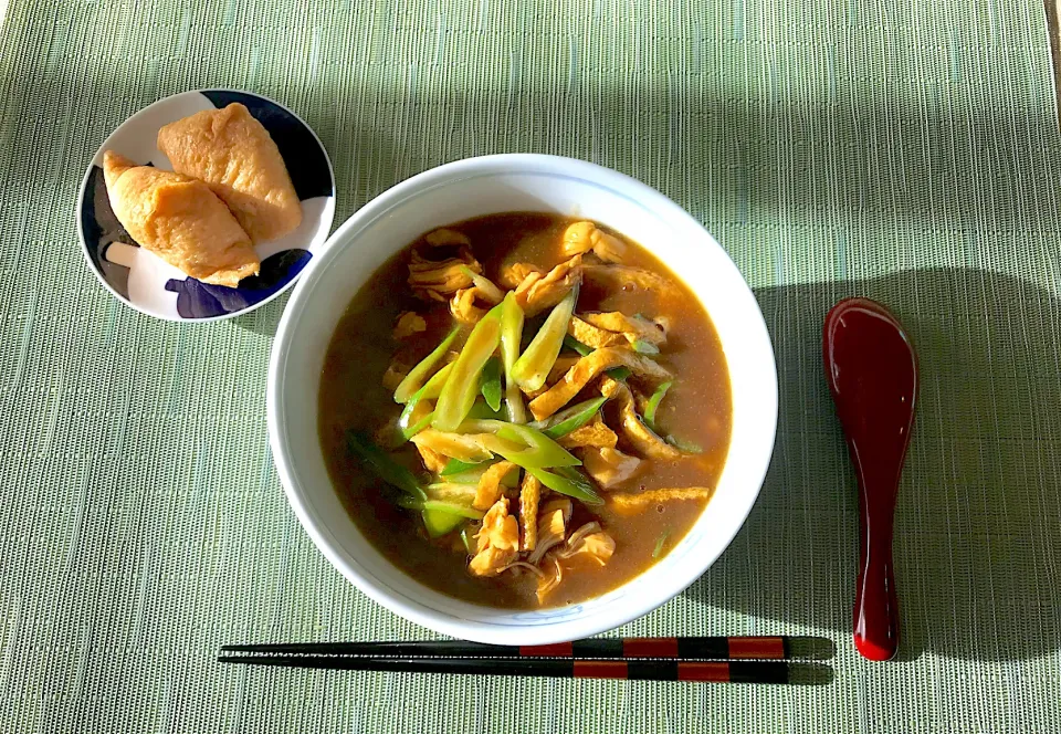 「きのう何食べた？」でもお馴染み、お揚げさん入りカレーうどん|リンコさん