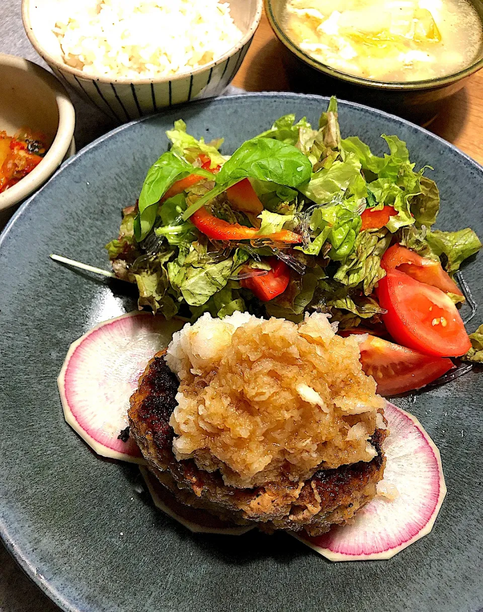 和風おろしハンバーグ😋|けんちんさん