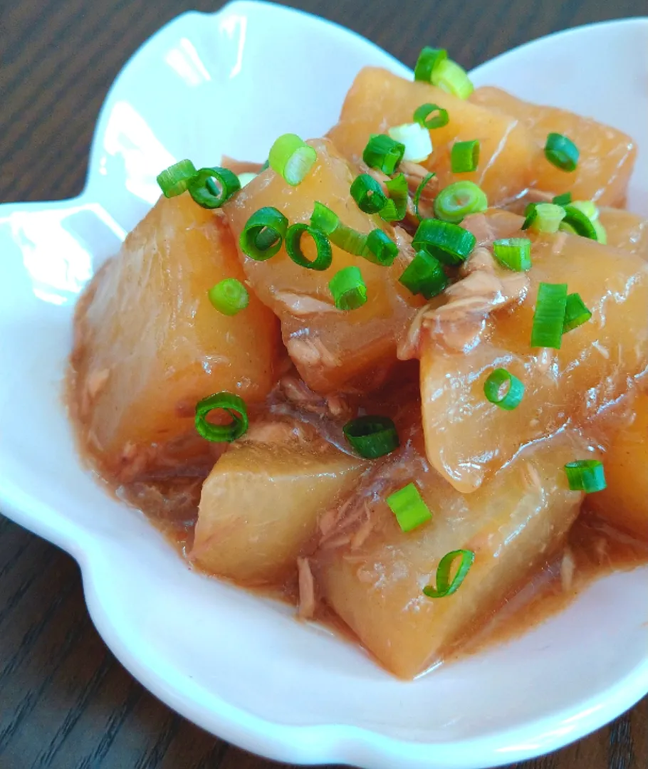 大根とツナの煮物|じょうさん