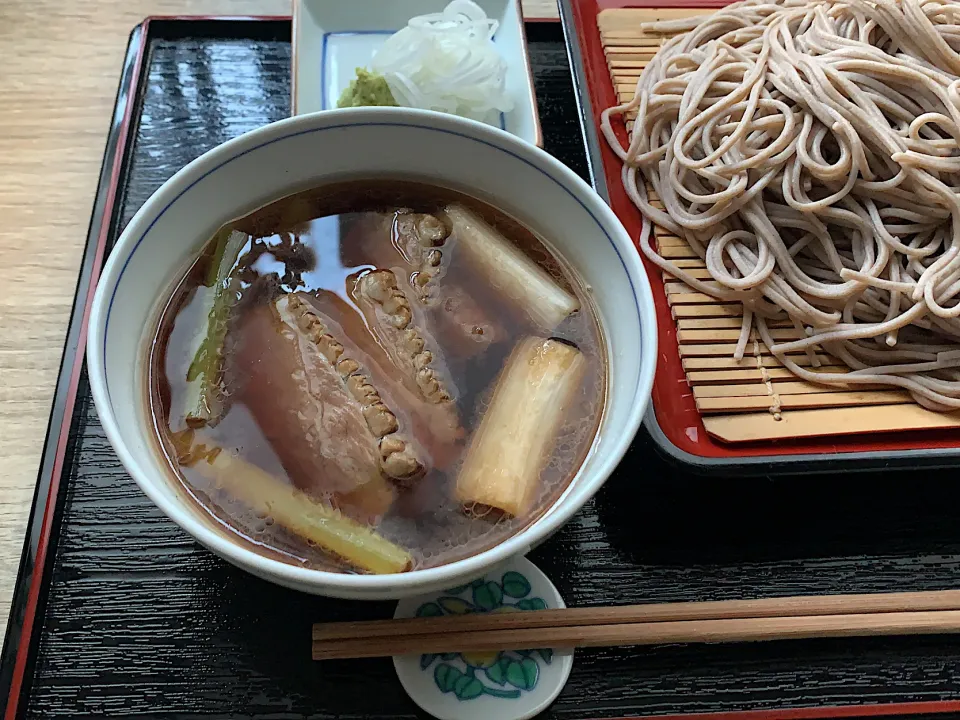 Snapdishの料理写真:鴨せいろ|まる(丸大豆)さん