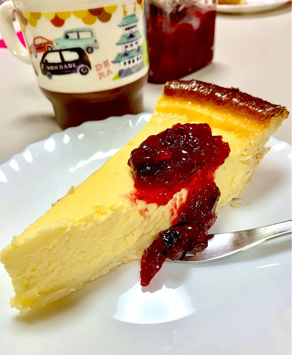 Cheesecake……give thanks for each new morning with its light…Happy Thanksgiving!|gonbenさん