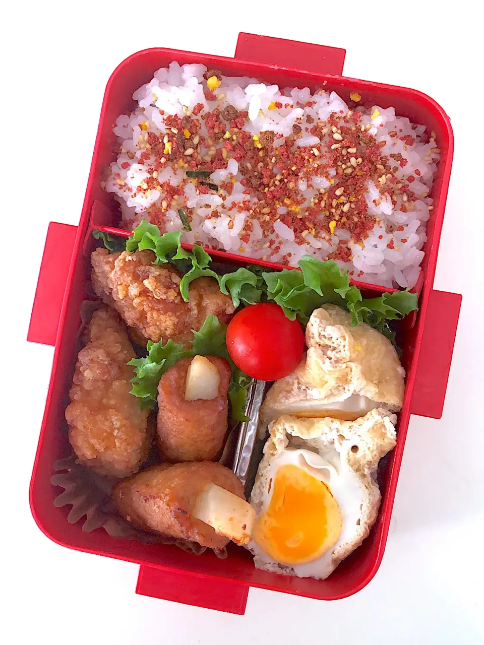 唐揚げ&袋煮弁当♪|ikumonさん