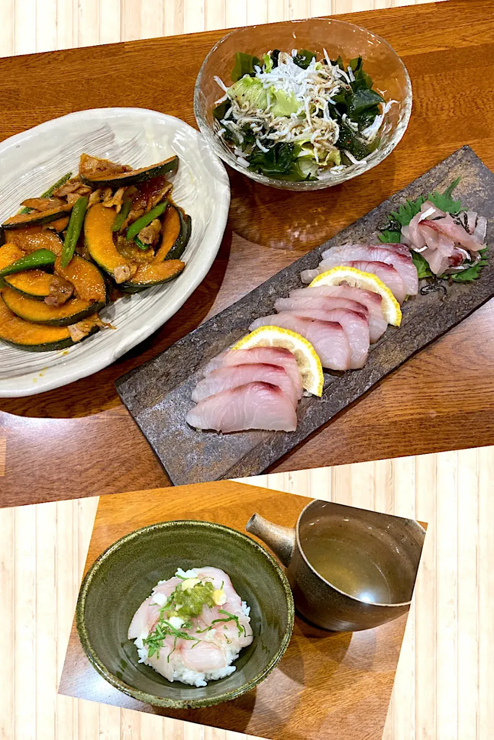 今夜も友だち釣果と自家栽培野菜で晩ご飯|sakuramochiさん