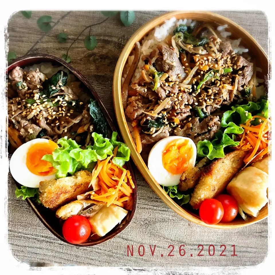 11/26 ☺︎☺︎ ビビンバ弁当✩.*˚|jon2さん