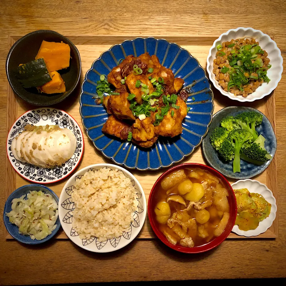 #vegan 
京芋のにんにく醤油炒め|makiko_aさん