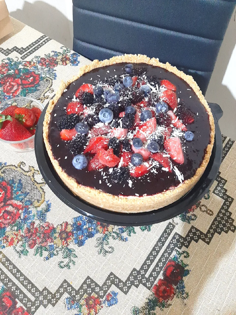 Cheesecake frutos rojos|Delcyta Schockさん