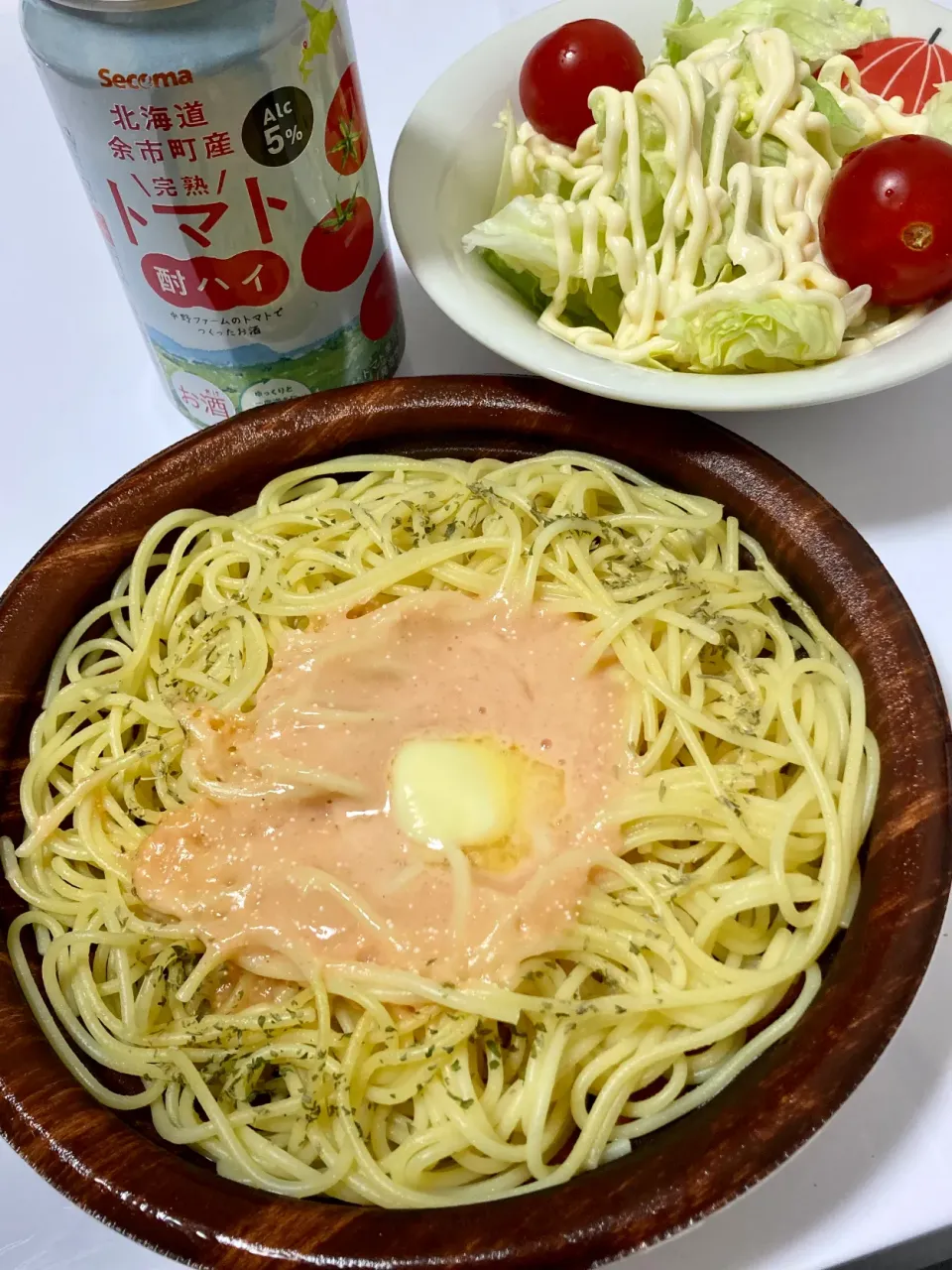 明太バターパスタ🍝|Kojiさん