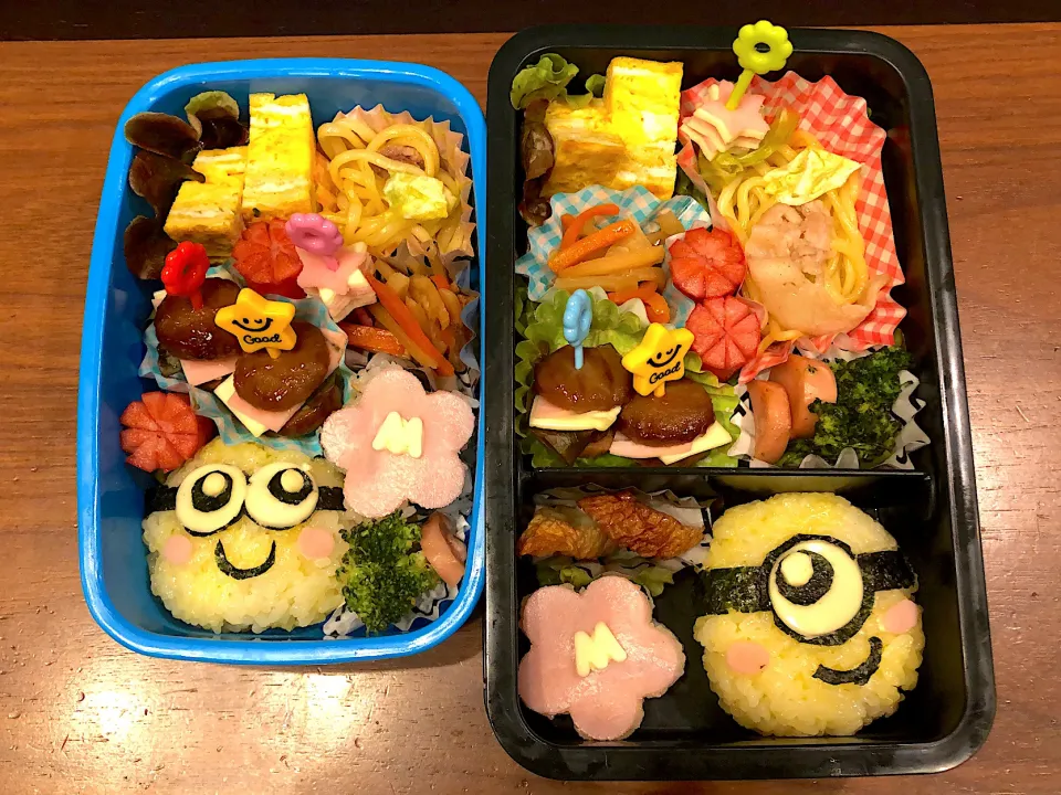 土曜保育弁当🍱ミニオン|あゆぞーさん