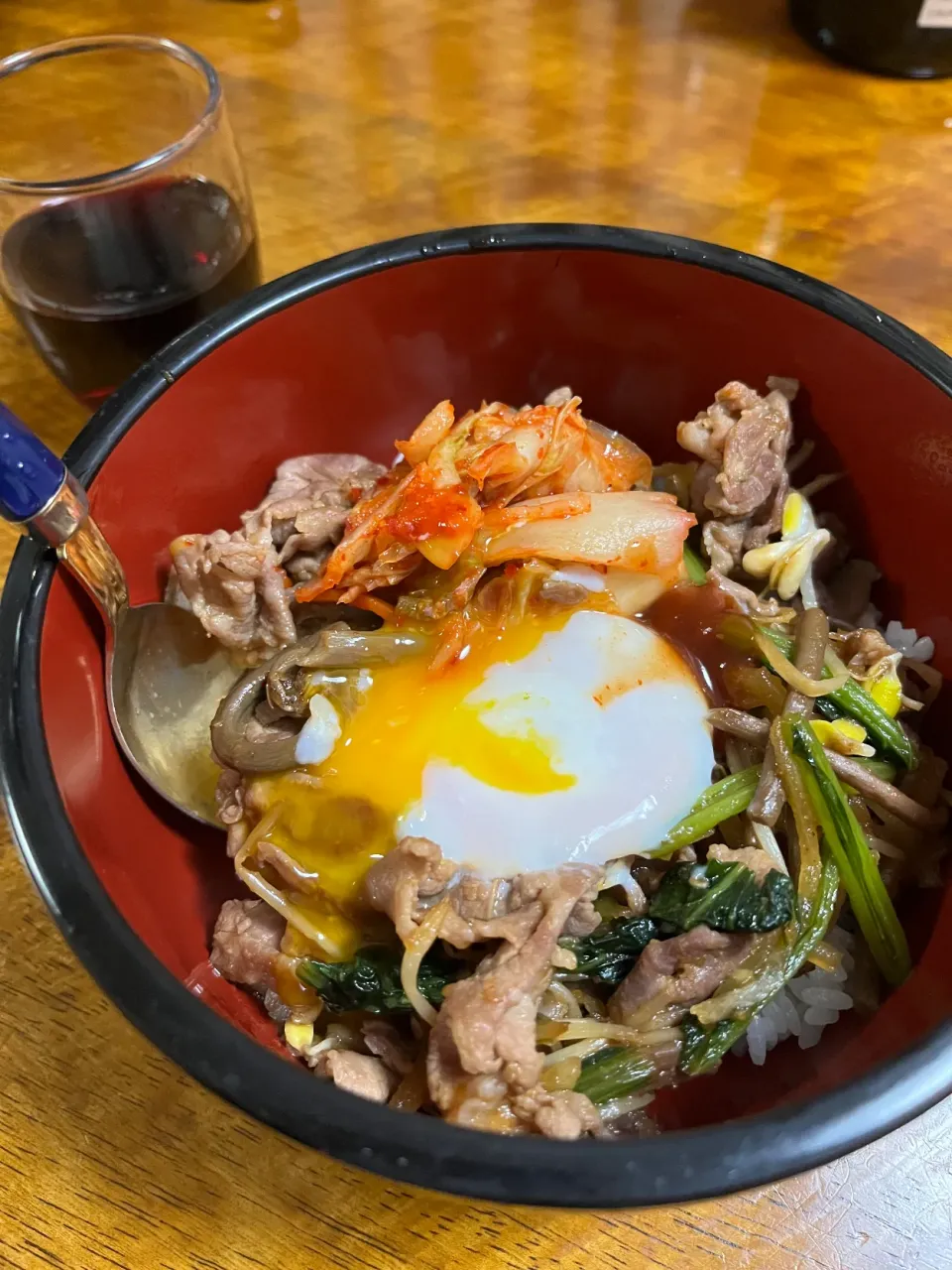 ピビンパ焼肉丼|さんだーさん