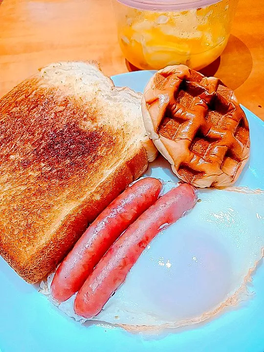 休日の朝ごはん|ぽちゃマクさん