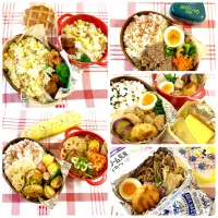 Snapdishの料理写真:先週のお弁当(No486~490)|なめ子さん