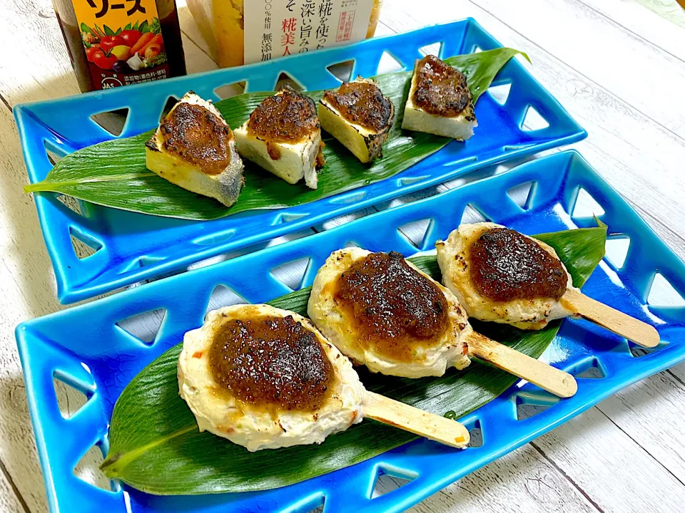 くるみ万能味ソースで♬鶏つくね＆からとり芋の田楽|ぽっちさん