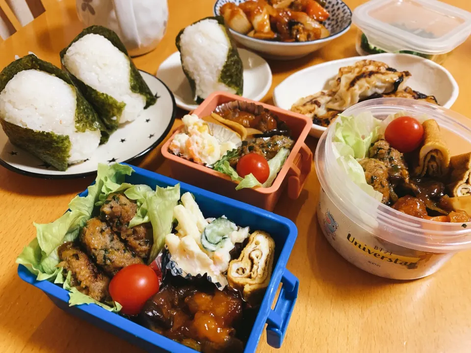 Snapdishの料理写真:金曜日のお弁当💜2021.11.26.|kimikimiさん