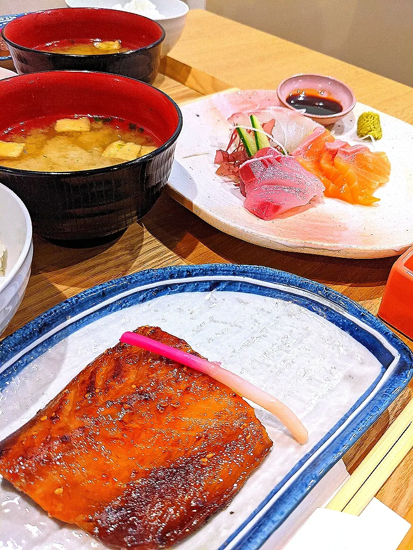 お刺身干物定食|ハムキチさん