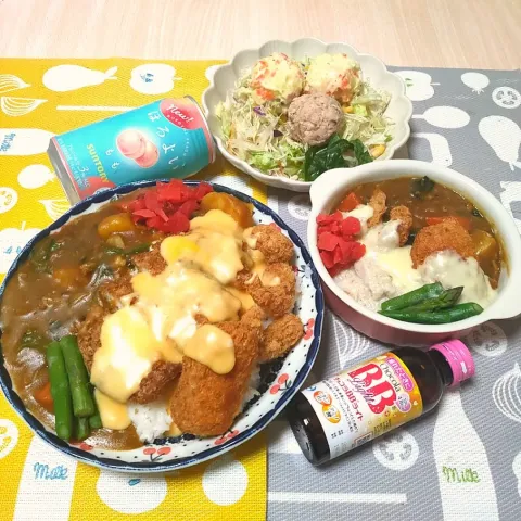 「豆乳シュレッド 200g(チーズタイプ)」を使ってみたSnapdishの料理・レシピ写真:ダーリン暴走モード★カレー
私はﾏｼﾞﾒオートミール♥カレー
CoCo壱風サラダも(๑´▿`๑)