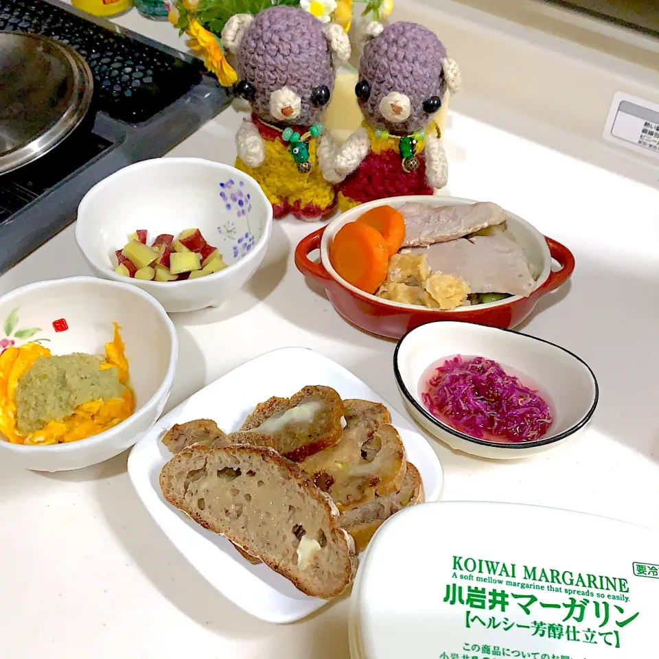 Snapdishの料理写真:晩ごぱん(・∀・)|chagashiさん