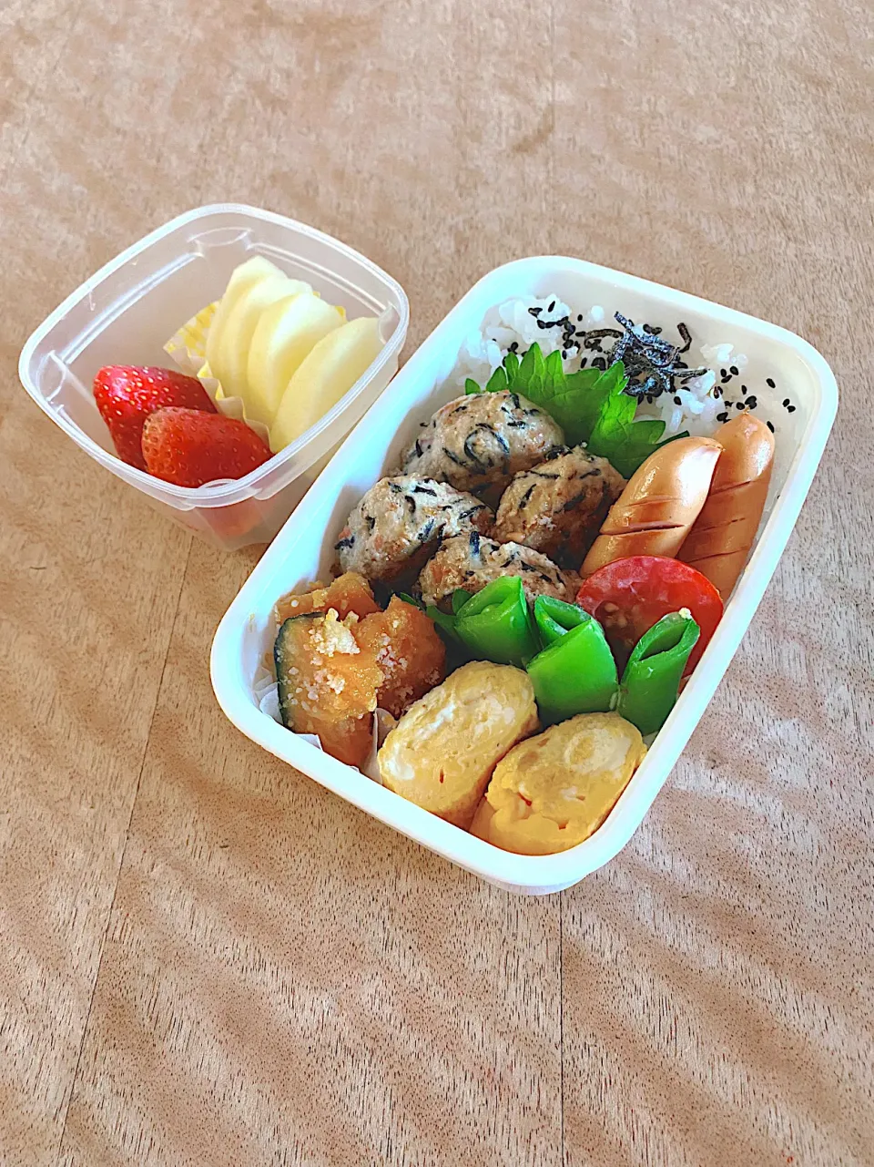 ひじき入りハンバーグのお弁当|Sakikoさん