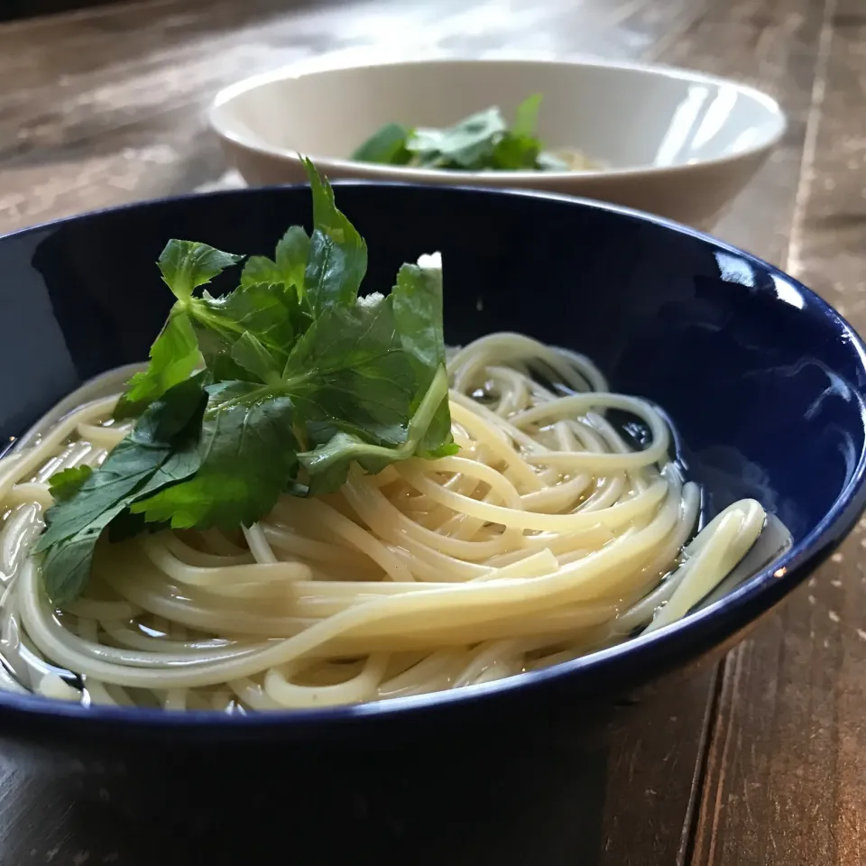 Snapdishの料理写真:ニッポンの旨味。パスタ・ジャポネーゼ【だしの旨味】|koji toyodaさん