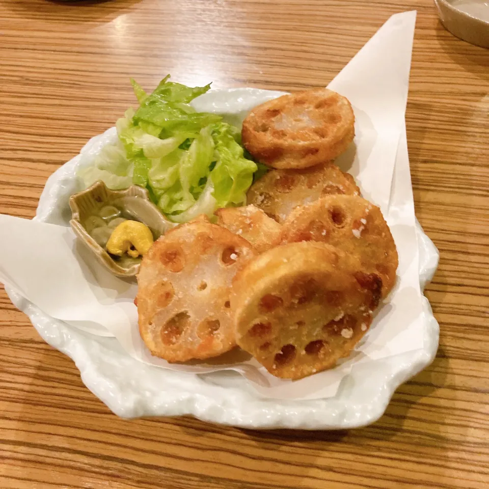 れんこんのはさみ焼き🥢|ちゃみこさん