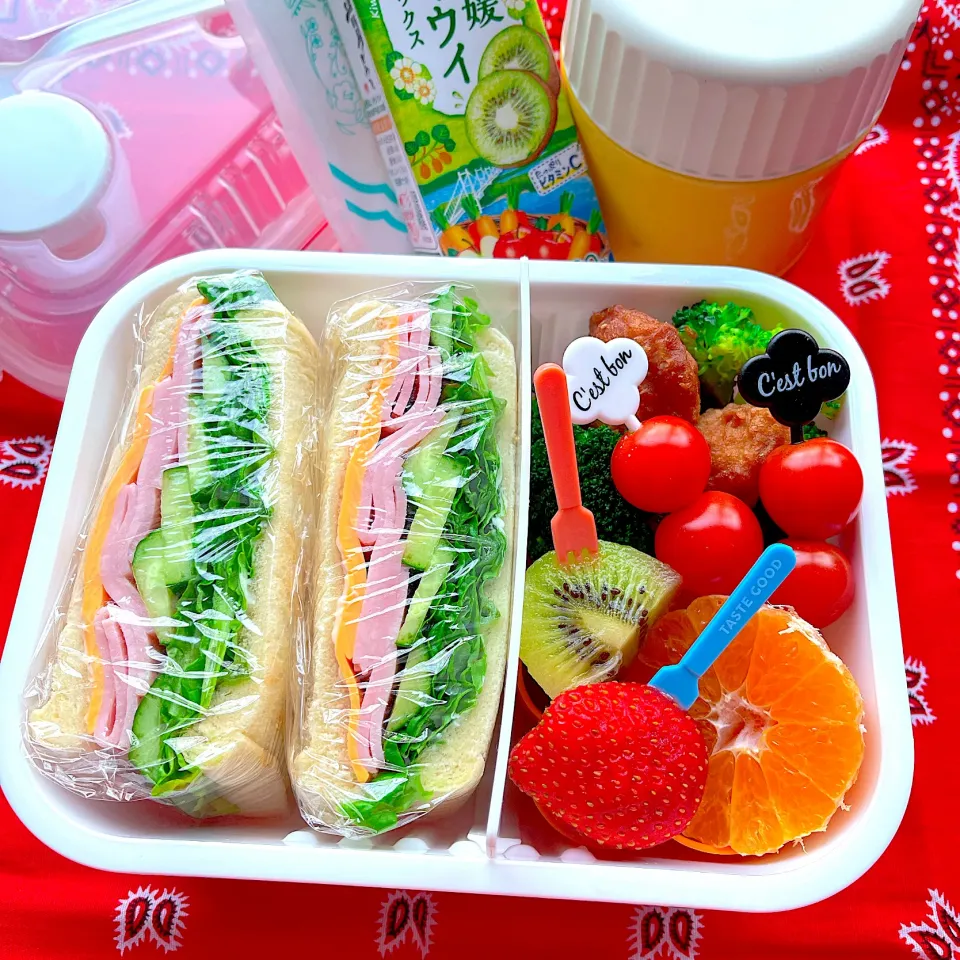 Snapdishの料理写真:2021/11/29 サンドイッチ弁当|Blueberry🫐さん