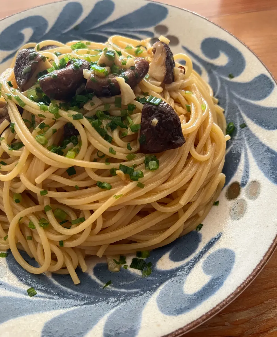 わさび醤油のキノコパスタ作ったよ🍄|NOMU'S キッチン🍳さん