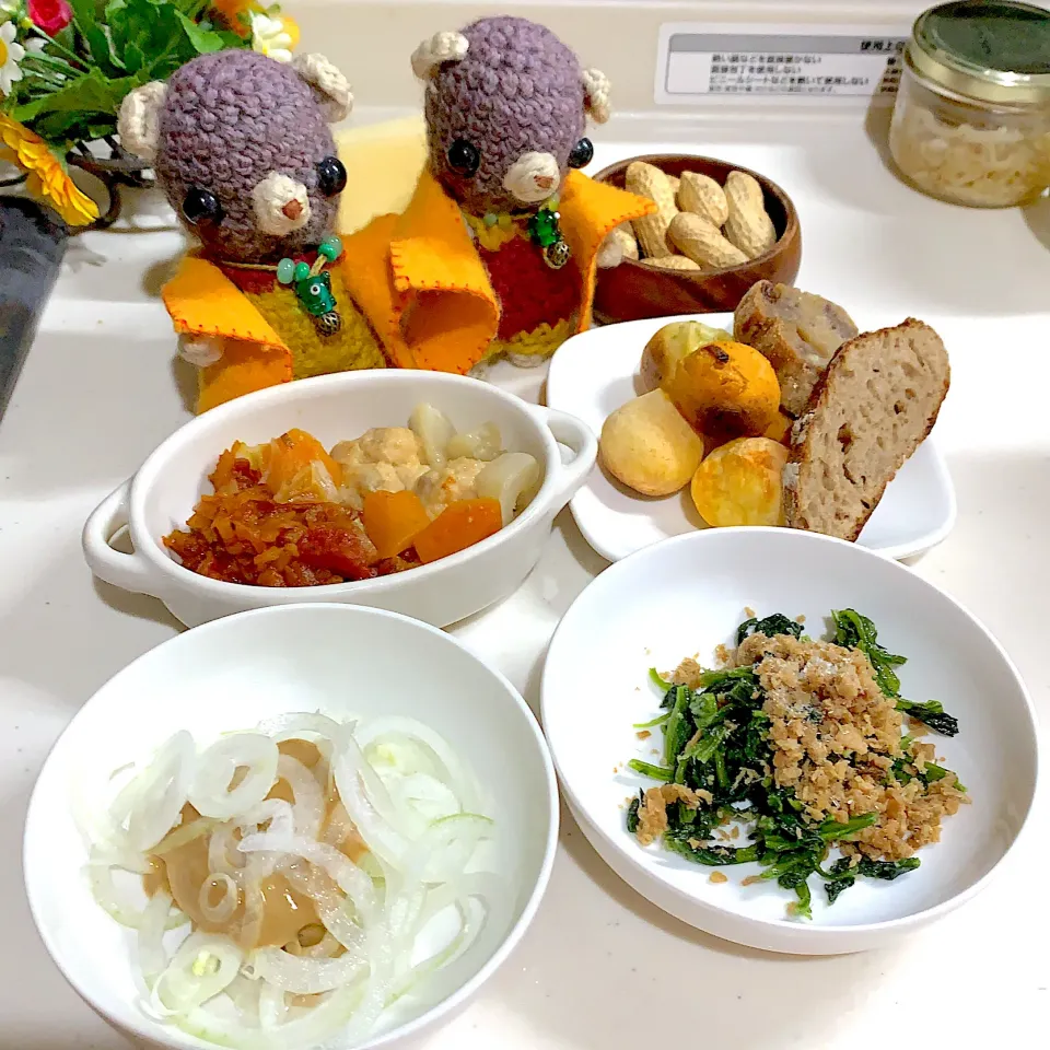 Snapdishの料理写真:お昼ごぱん（╹◡╹）|chagashiさん