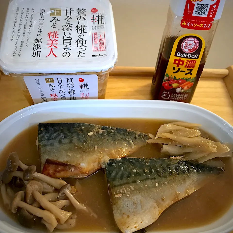 鯖🐟の味ソース煮|momo2067さん