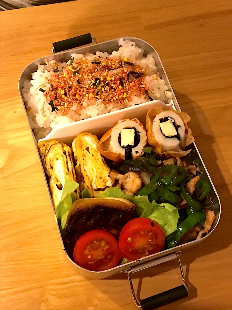 豚肉塩昆布ピーマン弁当🍱|ちっくんさん