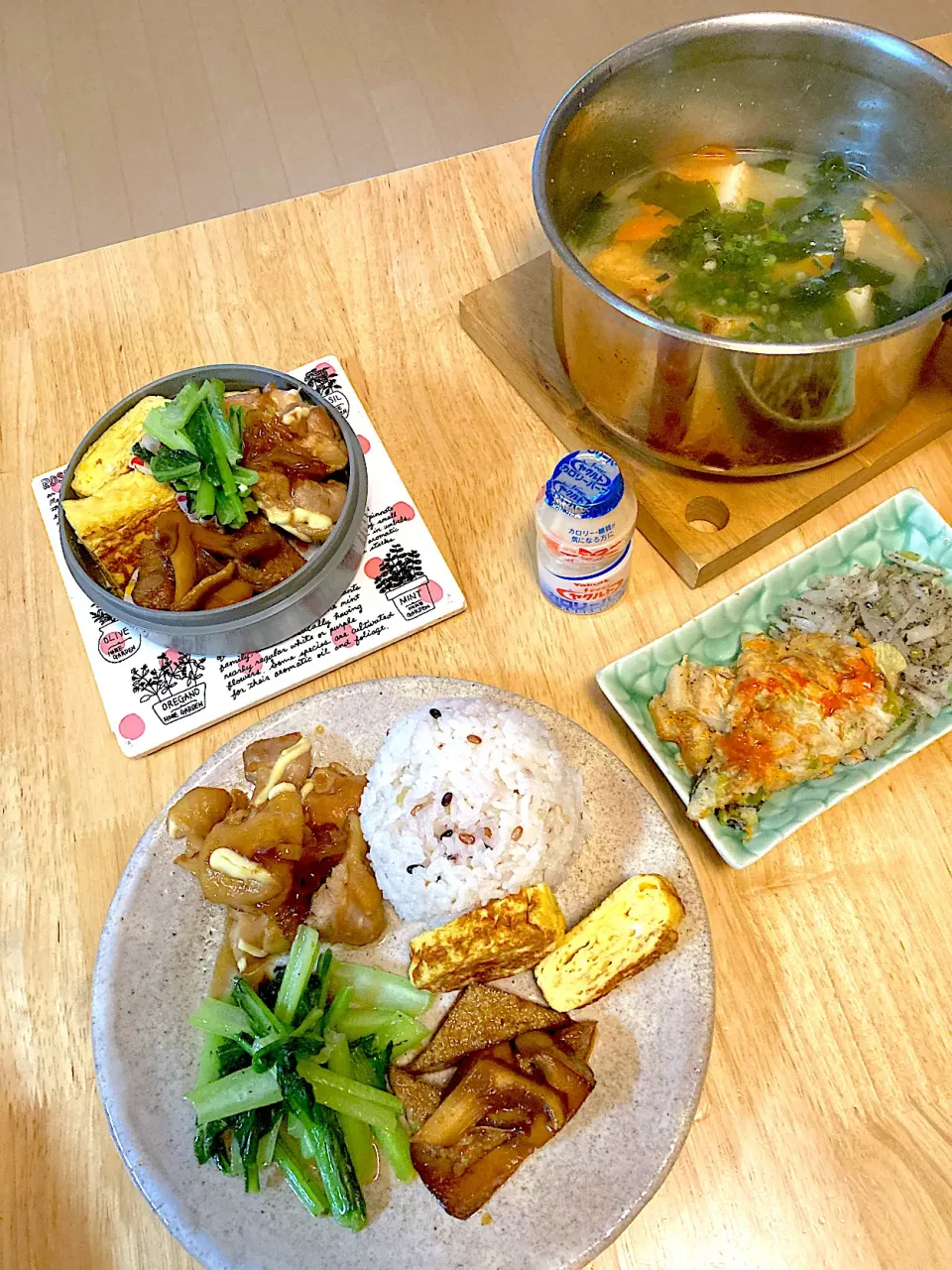 10/26 旦那さんお弁当とmyランチプレート😋|さくたえさん