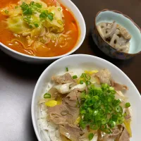 豚丼and辛麺|望さん