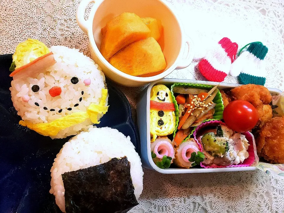 Snapdishの料理写真:職場体験～応援(*´∀｀*)尸"弁当|かのりさん