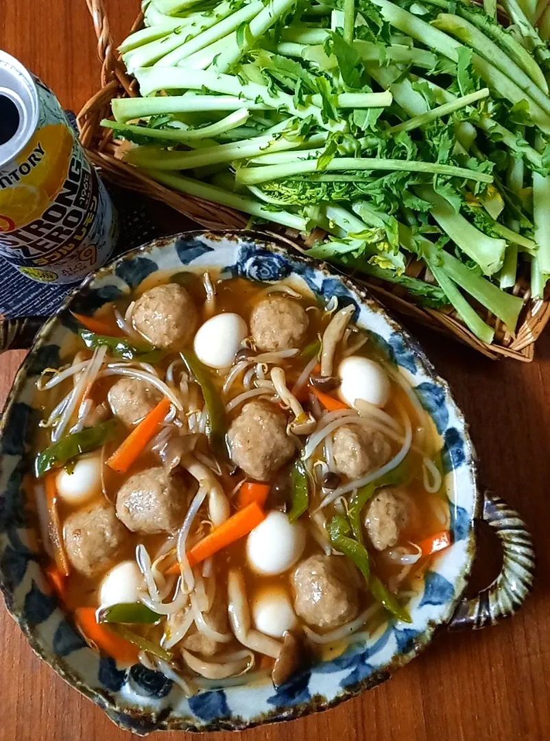 肉団子と野菜の甘酢あん|まりおさん