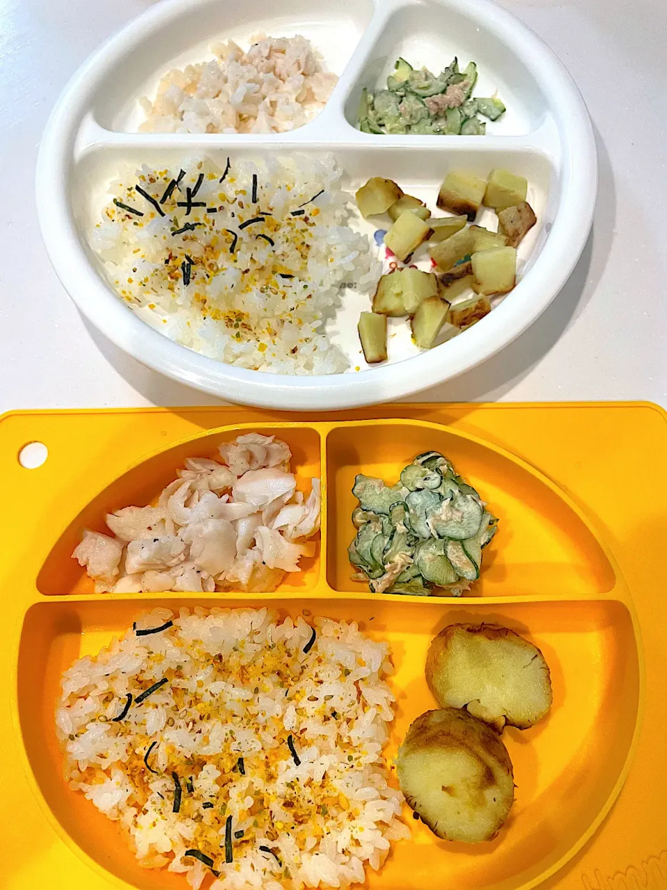 〜息子達の晩ご飯　白身魚のムニエル　離乳食&幼児食〜2021.12.1|yuuさん