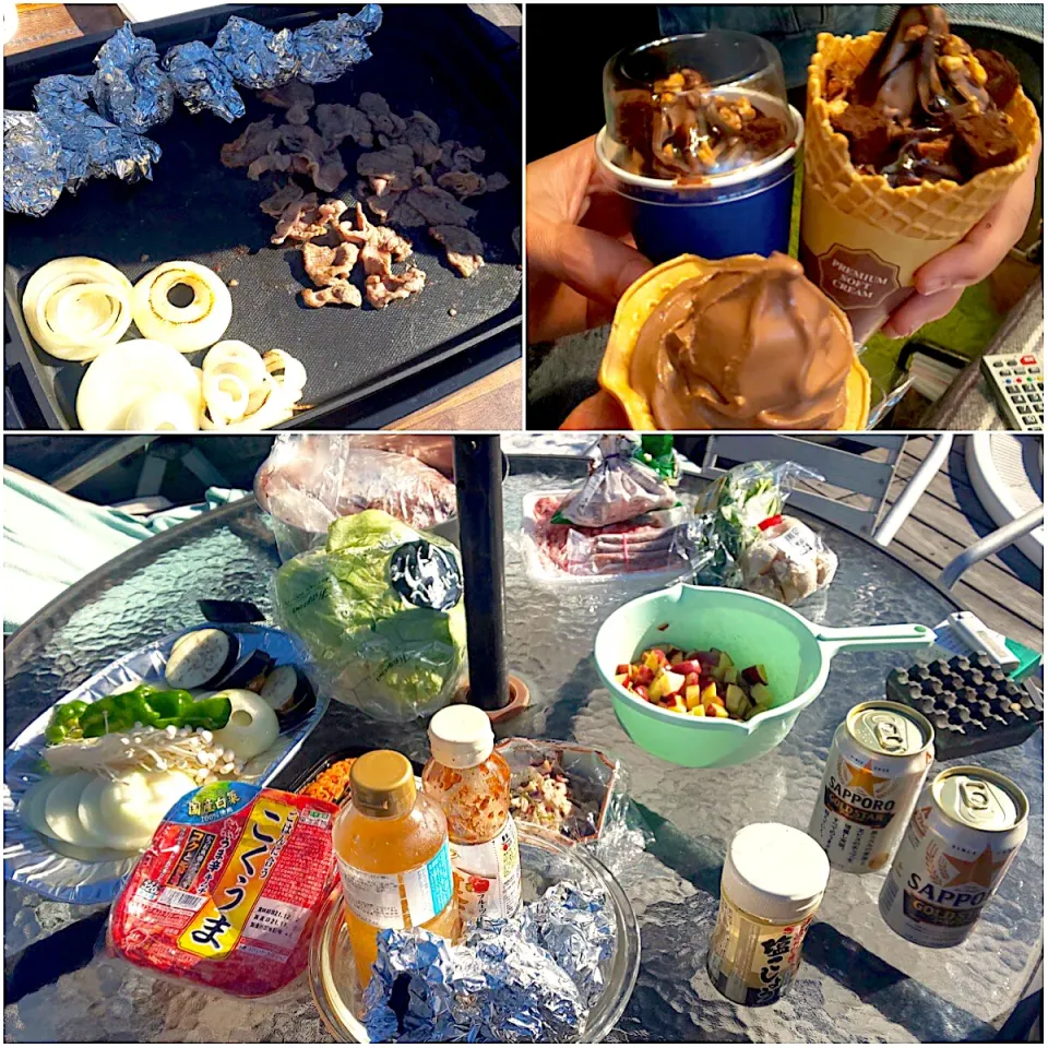 Sunday brunch🍴撮り忘れいっぱいBBQw|🌈Ami🍻さん