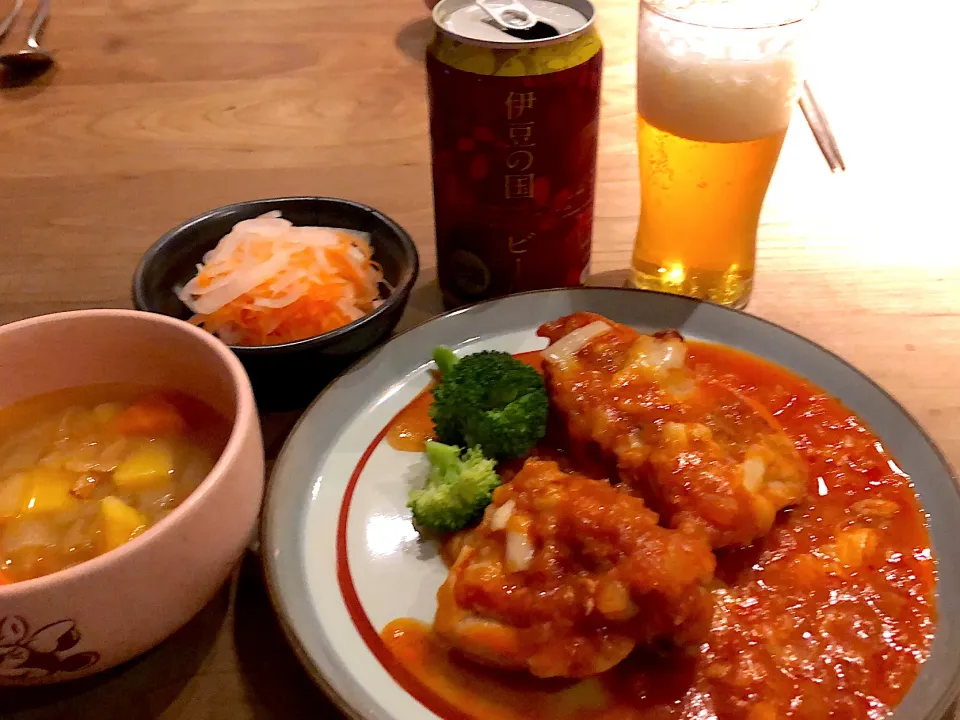 チキンのトマト煮|くり子さん