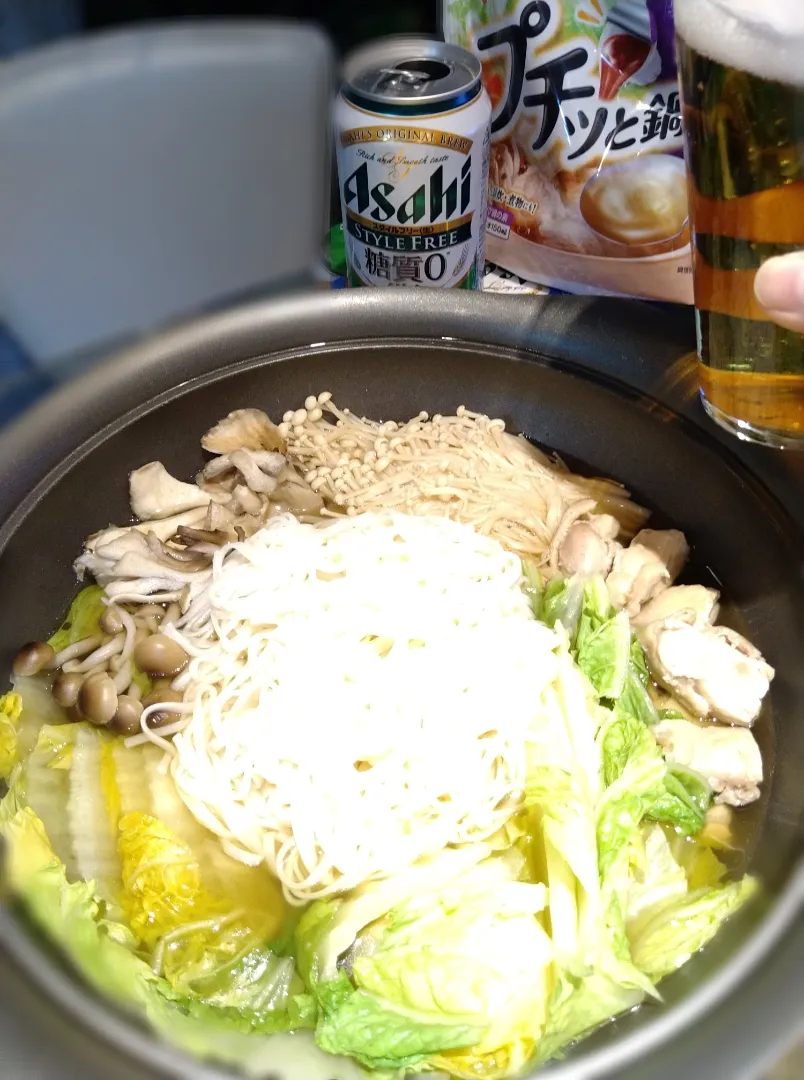 寄せ鍋　稲庭うどん　きのこ多め|Bon Sutaさん