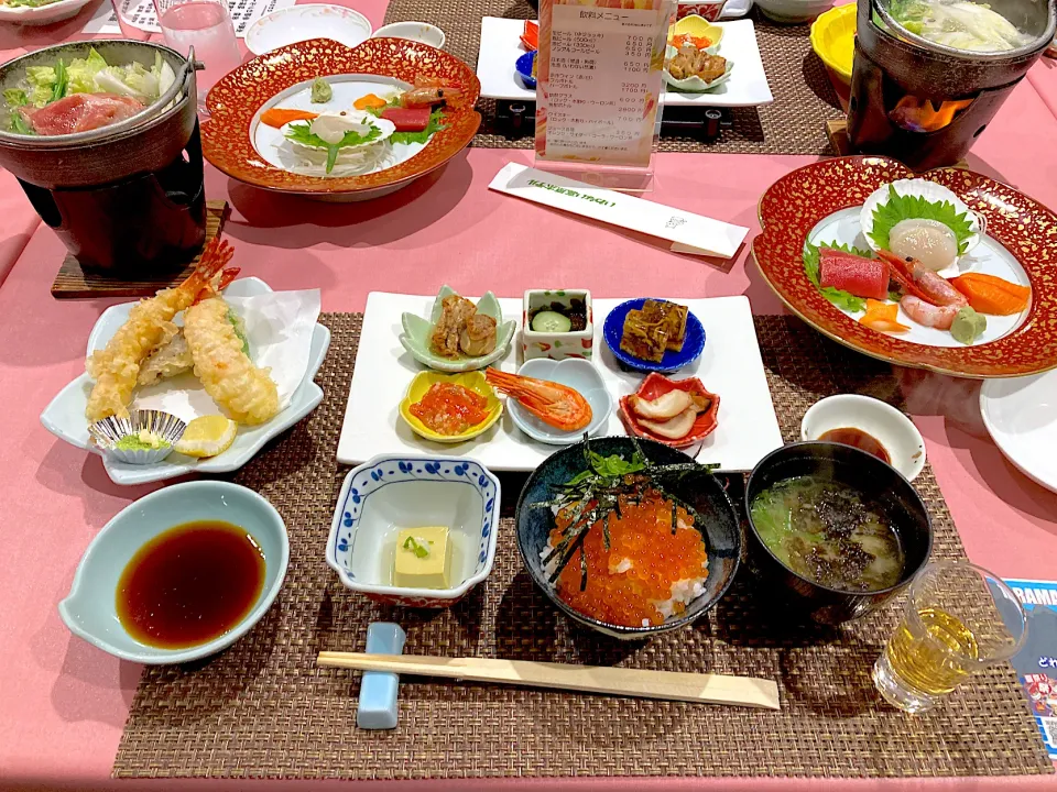 お宿の夜ごはん　海鮮和食会席膳|sayaさん