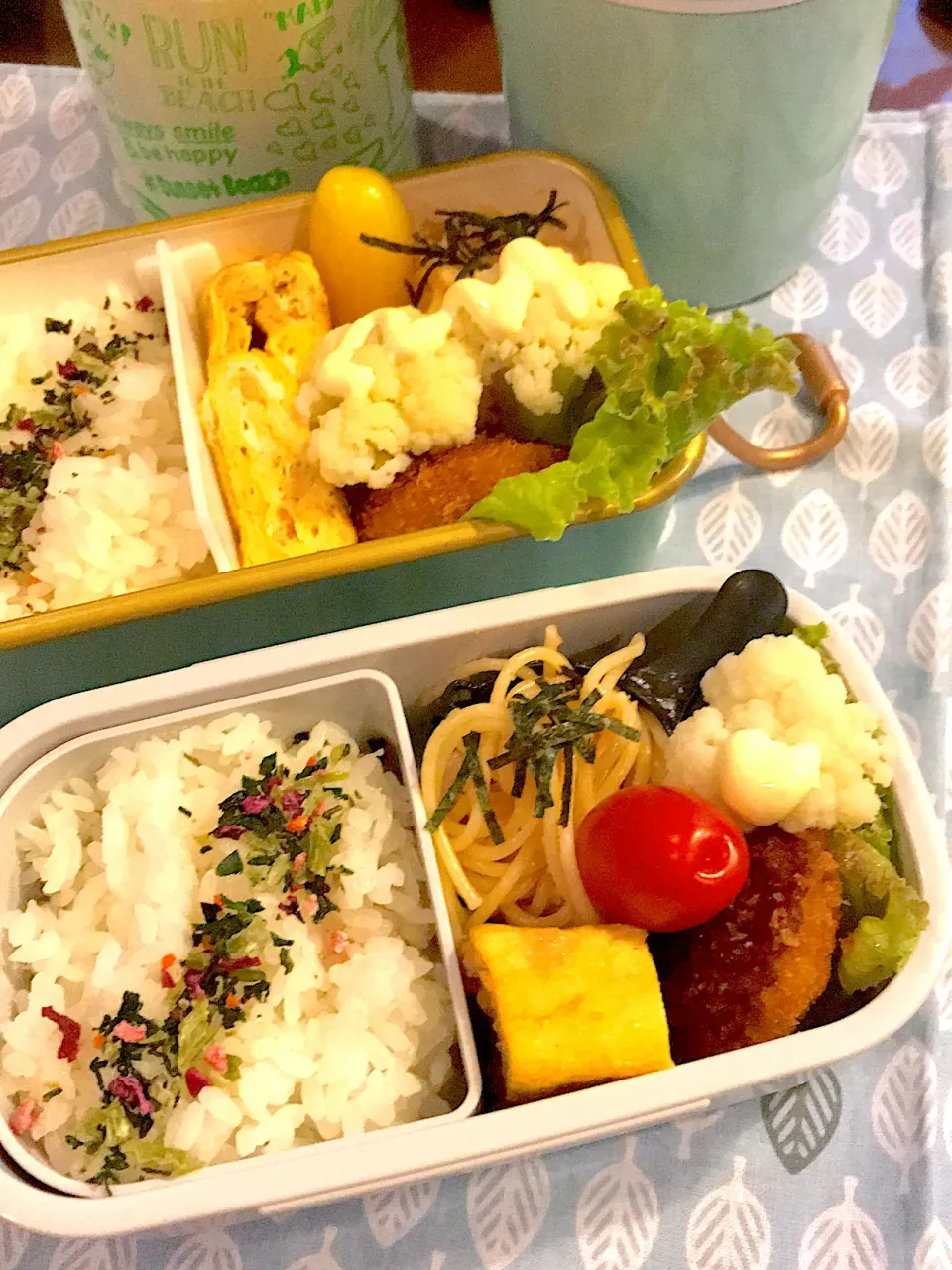 Snapdishの料理写真:2021.12.2  ＊今日のお弁当＊たらこパスタ＊|rinrin*mama*さん