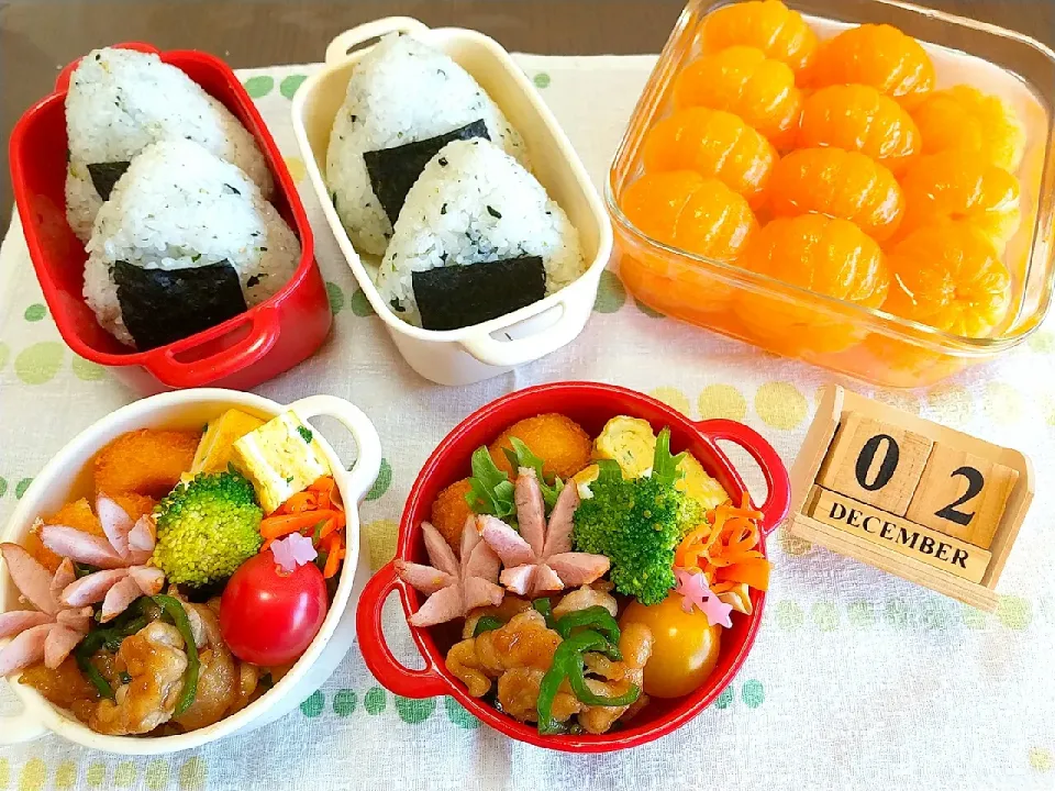 🍱今日の息子達のお弁当
                              &🍊みかんのコンポート|tomoさん