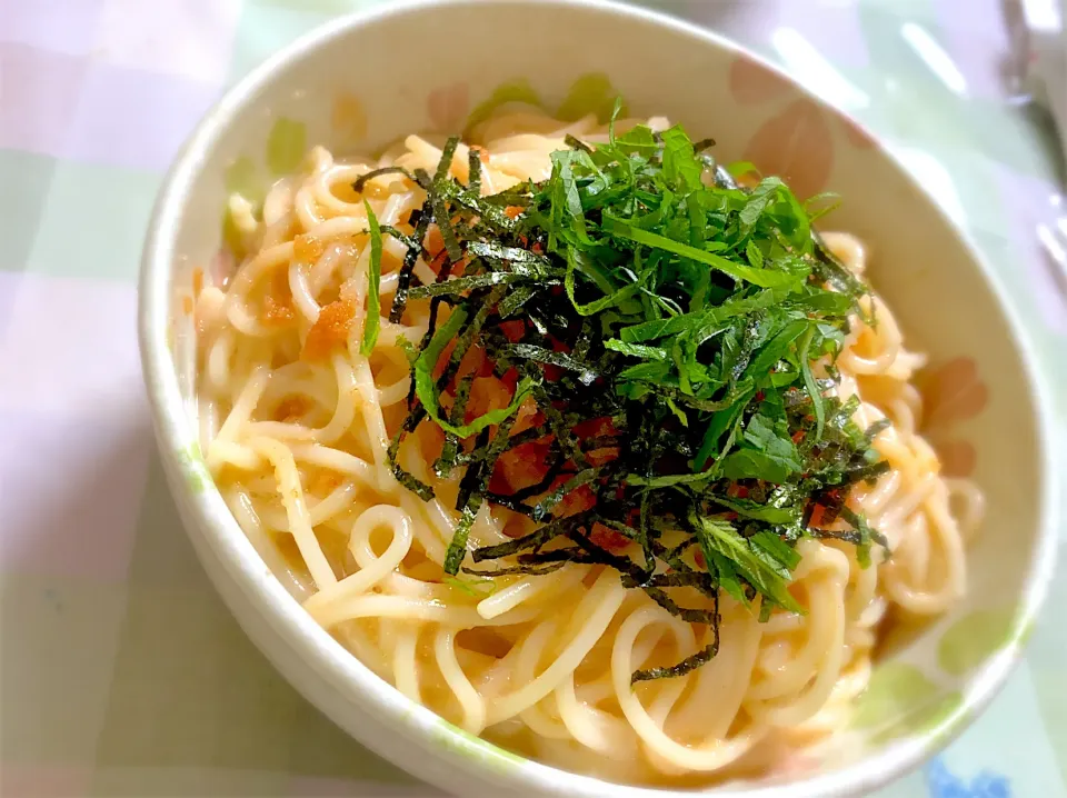 タラコとお米のパスタ　アレルギーっ子のためのご飯|🌺maisan🌺さん