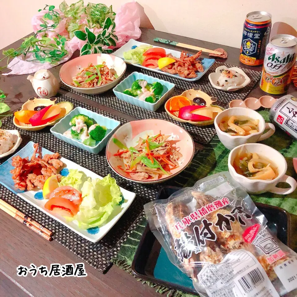 Snapdishの料理写真:*♬🏡おうち居酒屋 開店‼️➰|ぷらっとさん