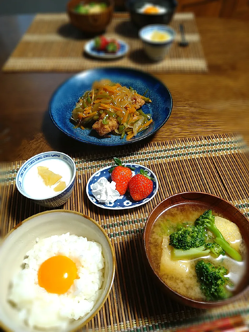 朝ごはん🌄！|まめころさん