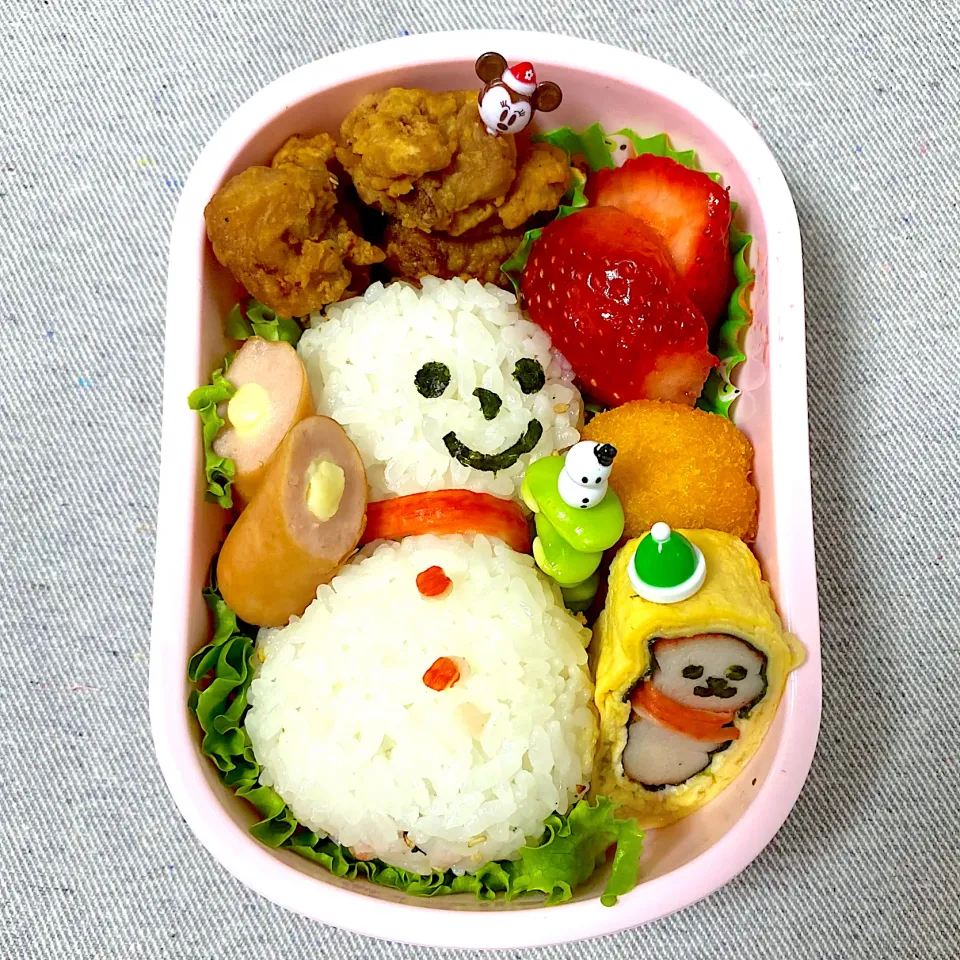 ゆきだるま お弁当|かなでさん