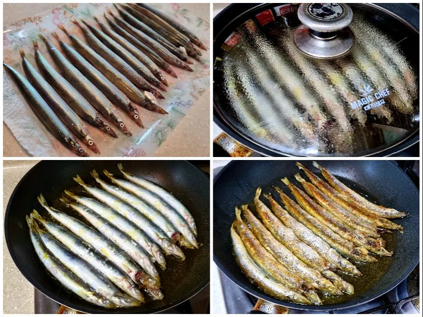 Snapdishの料理写真:Pan-fried sand eels|steven z.y.さん