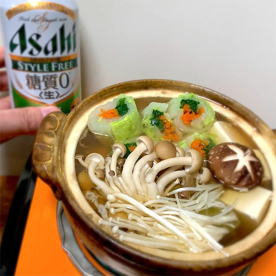 スタイルフリーで、ひとり寄せ鍋🍲|にょんにいさん